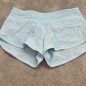 Light blue lululemon, speed ups